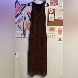 Long Brown Dress